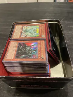 Yu-Gi-Oh! Konami Jinzo Collector Tin with Promo Card and Bulk Vintage - Image 4