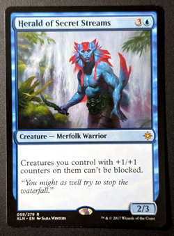 MTG MAGIC ~ HEARALD OF SECRET STREAMS ~ 059 ~ IXALAN ~ RARE ~ NM - Image 1