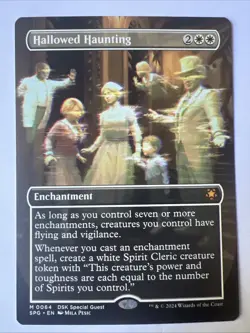 MTG - Duskmourn Special Guest - Hallowed Haunting - BORDERLESS - NM - Image 1