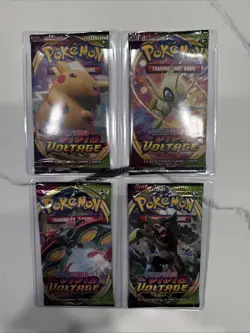 Pokemon Vivid Voltage Booster Packs Factory Sealed Full Art Set Lot Of 4 - Image 1