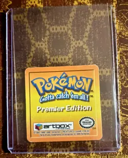 1999 POKEMON ACTION FLIPZ PREMIER EDITION CARD #7 CHARMANDER/CHARMELEON - Image 2