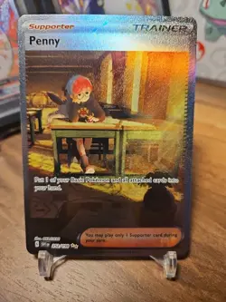 PENNY 252/198 - Pokemon Scarlet and Violet Special Illustration Holo Secret Rare - Image 1