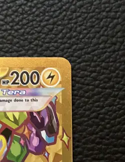 Pokemon TCG Pikachu EX Surging Sparks Holo Hyper Rare Gold 247/191 - Image 4