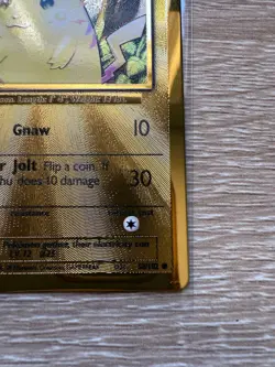 Pokemon Celebrations Ultra Premium UPC Gold Metal Pikachu #58 - Image 3