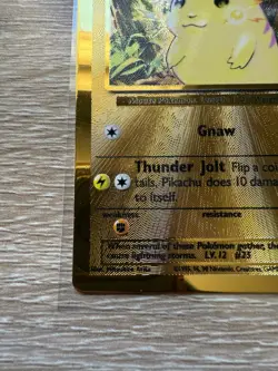 Pokemon Celebrations Ultra Premium UPC Gold Metal Pikachu #58 - Image 4