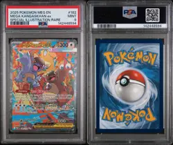 2025 POKEMON MEGA EVOLUTION SPECIAL ILLUSTRATION RARE MEGA KANGASKHAN EX PSA 9 - Image 3