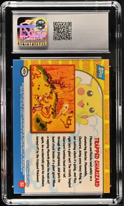 Trapped Charizard #51 Topps 1999 Pokemon the First Movie- CGC 8.5! - Image 2