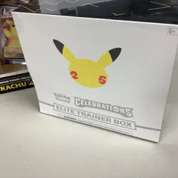 Pokemon TCG 25th Anniversary Celebrations ETB 2021 & Pikachu Vmax box Figure Lot 820650809439 - Image 2