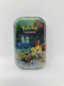 Pokemon Celebrations TCG Mini Tin - Kalos Art Factory Sealed - 25th Anniversary - Image 1