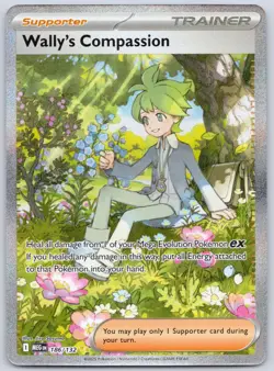 Wally's Compassion 186/132 SIR (NM) - ME01: Mega Evolution - Pokemon TCG - Image 1