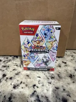 Pokemon TCG Scarlet & Violet Prismatic Evolutions Booster Bundle Factory Sealed - Image 1