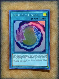 Yugioh Lunalight Fusion LED4-EN048 Super Rare 1st Ed NM - Image 1