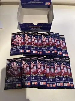 One Piece TCG Lot of 17 OP14 the azure sea’s seven Loose Packs - Image 1