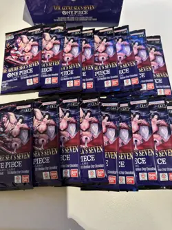 One Piece TCG Lot of 17 OP14 the azure sea’s seven Loose Packs - Image 2
