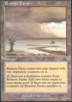 MTG magic cards 1x Remote Farm Mercadian Masques Light Play, English - Image 1