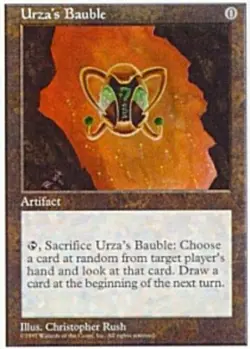 MTG magic cards 1x Urza's Bauble 5th Edition Moderate Play, English - Image 1