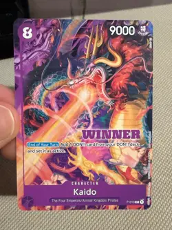 Kaido - P-010 (Winner Pack Vol. 1) P-010 One Piece Promotion Cards NM - Image 1