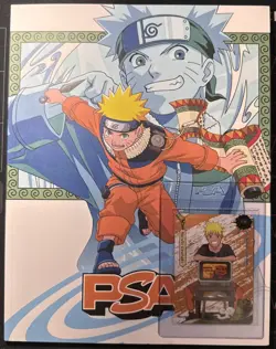 PSA Magazine x Kayou Exclusive NARUTO UZUMAKI PROMO CARD and Magazine Base Cover - Image 1