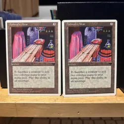 2 X MTG Ashnod's Alter Artifact - Chronicles 1995 Magic The Gathering Vintage - Image 1