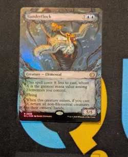 Sunderflock Foil Showcase Rare ECL 309 Lorwyn Eclipsed MTG - Image 1