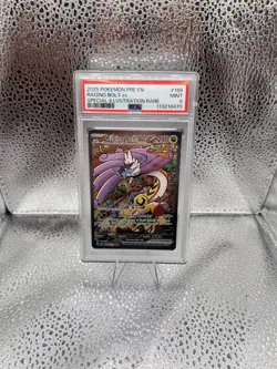Pokemon Raging Bolt ex 166/131 Sv: Prismatic Evolutions Holo Rare PSA 9 - Image 1