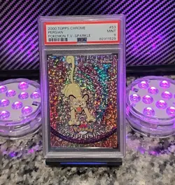 Persian SPARKLE Topps Chrome Pokemon T.V. #53 PSA 9 MINT Pokemon TCG 2000 RARE🔥 - Image 4