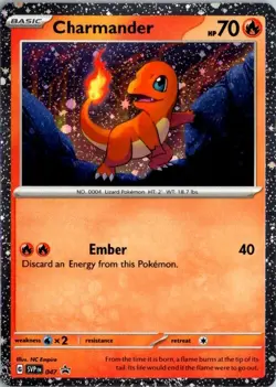 Charmander - (Cosmos Holo) Promo SV: Scarlet & Violet Promo Cards 047 LP - Image 1