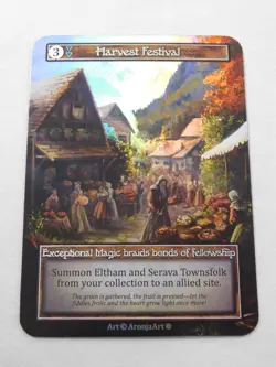 Harvest Festival Foil Sorcery Contested Realm Gothic Exceptional Card - Image 1
