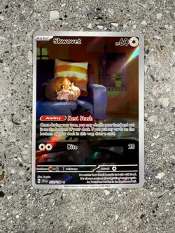 Pokemon TCG Cards Skwovet 222/198 Scarlet & Violet Illustration Rare NM-M - Image 1