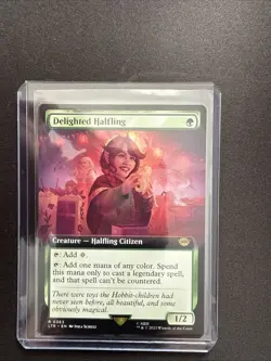 Delighted Halfling (Extended Art) Universes Beyond: the Lord of the Rings: Tales - Image 1