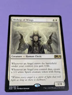 MTG Magic the Gathering: Core Set 2020: Bishop of Wings #008/280 Rare - NM - Image 1