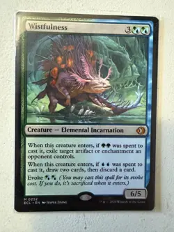 MTG Magic Wistfulness 0252 Mythic Rare NM Lorwyn Eclipsed - Image 1