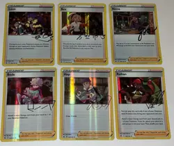 Pokemon TCG Crown Zenith Signed Trainer Complete Holo SET 6 Nessa Bea Hop - Image 2