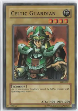 Yugioh - Celtic Guardian LOB-007 Unlimited - The Legend of Blue Eyes White Drago - Image 1