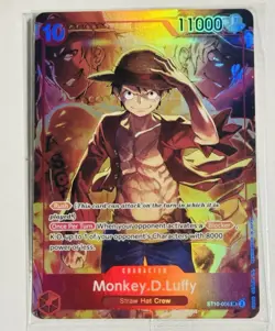 One Piece TCG Monkey D Luffy ST10-006 SR Treasure Booster Set Promo SEALED - Image 1