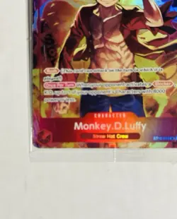 One Piece TCG Monkey D Luffy ST10-006 SR Treasure Booster Set Promo SEALED - Image 4