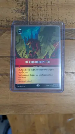 Disney Lorcana Fabled Be King Undisputed Epic 216/204 Holo Rare Legendary - Image 1