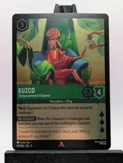 Lorcana TCG - Kuzco - Temperamental Emperor- 69/204 Fabled Foil - Image 1