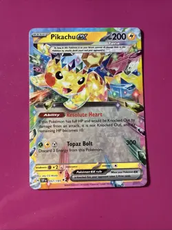 Pikachu EX 057/191 Full Art NM/M Surging Sparks Pokemon Card - Image 1