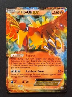 Ho-Oh EX - 22/124 - Ultra Rare - Dragons Exalted - Pokemon Card - 22/124 - Image 1