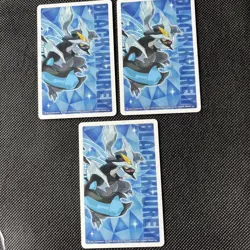 Lot Of 3 Tepig Line Pokemon Japanese Black Kyurem 2 Poker Playing Card 2012 NM - Image 5