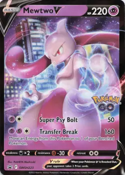 Mewtwo V - Promo Holo SWSH: Sword & Shield Promo Cards SWSH223 NM - Image 1