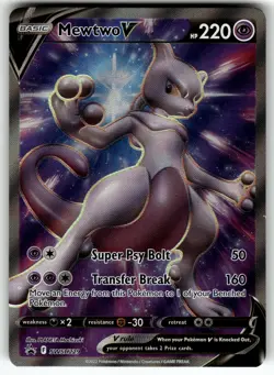 Mewtwo V - SWSH229 SWSH: Sword & Shield Promo Cards NM Pokemon Card TCG - Image 1
