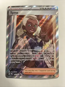Tyme - 143/131 Pokemon Prismatic Evolutions Full Art Trainer Ultra Rare Card NM - Image 1