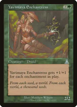 4x Yavimaya Enchantress - LP - Urza's Destiny - SPARROW MAGIC mtg - Image 1