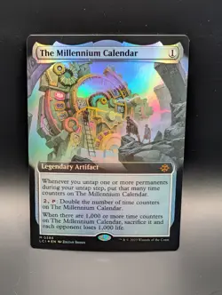 MTG - The Millennium Calendar - FOIL EXTENDED ART - Leg Artifact - LCI #388 - Image 1