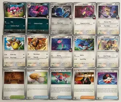 2025 Pokemon TCG Destined Rivals 64 Card Lot No Duplicates Magikarp Psyduck +++ - Image 4
