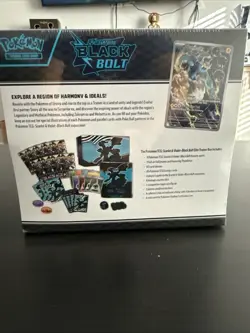 Pokemon TCG Black Bolt ETB Elite Trainer Box Factory Sealed Scarlet Violet - Image 3