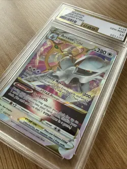 Pokemon 2022 ARCEUS VSTAR Brilliant Stars #123 CGS 10 English - Image 2
