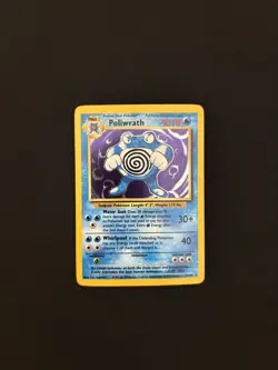 Pokemon TCG Poliwrath 13/102 Base Set Holo Rare Unlimited WOTC Vintage - Image 1